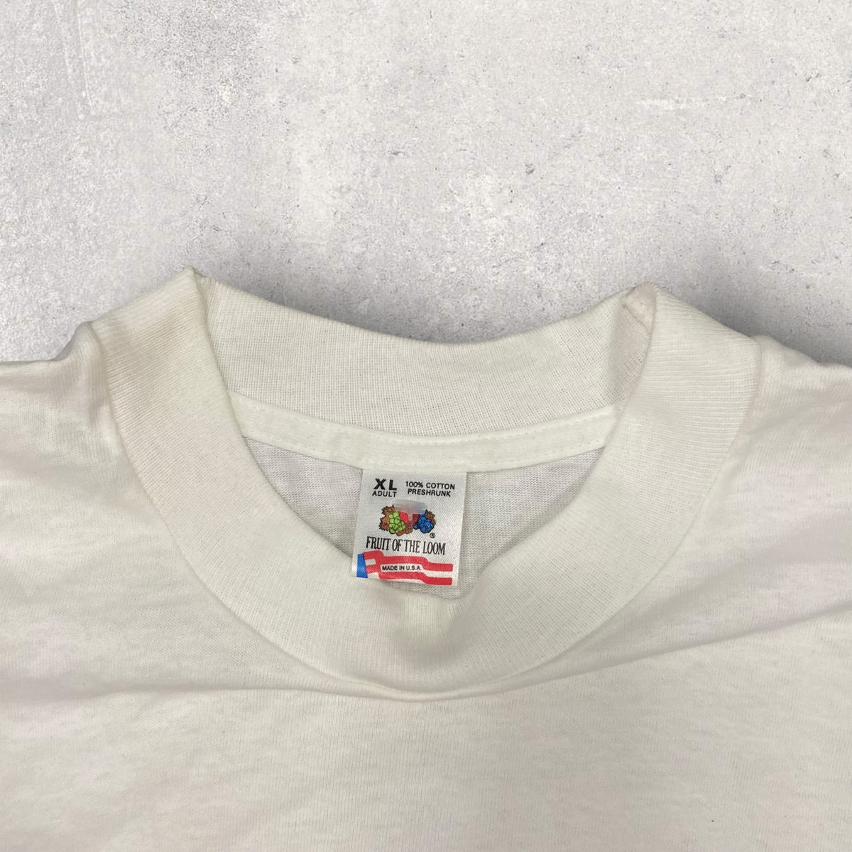 T-shirt Vintage Single Stitch "Exerlopers" 1993 Made in USA Blanc - XL