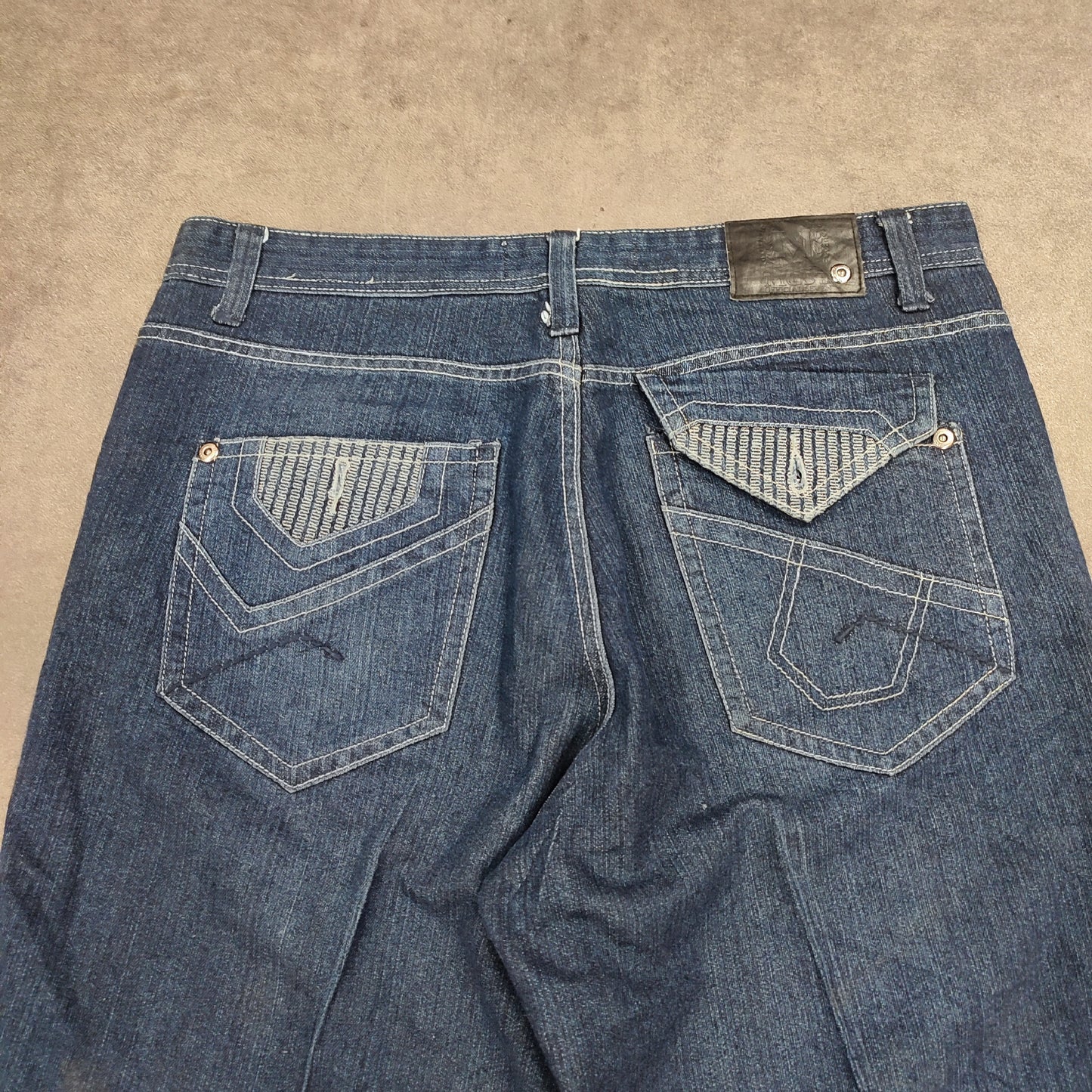 Jort jeans white stitch W38 - FR48