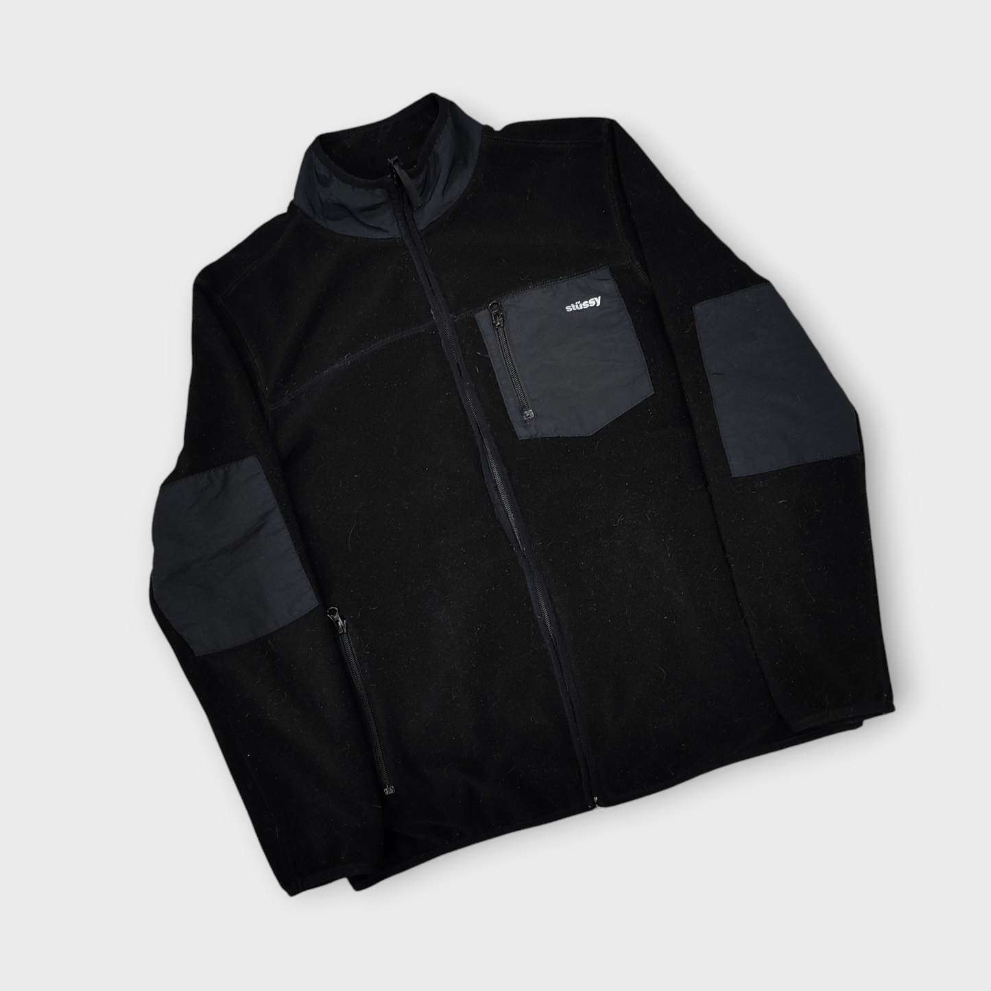 Fleece Stussy noir - S