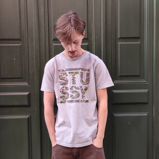 Stussy Grey T-Shirt - M