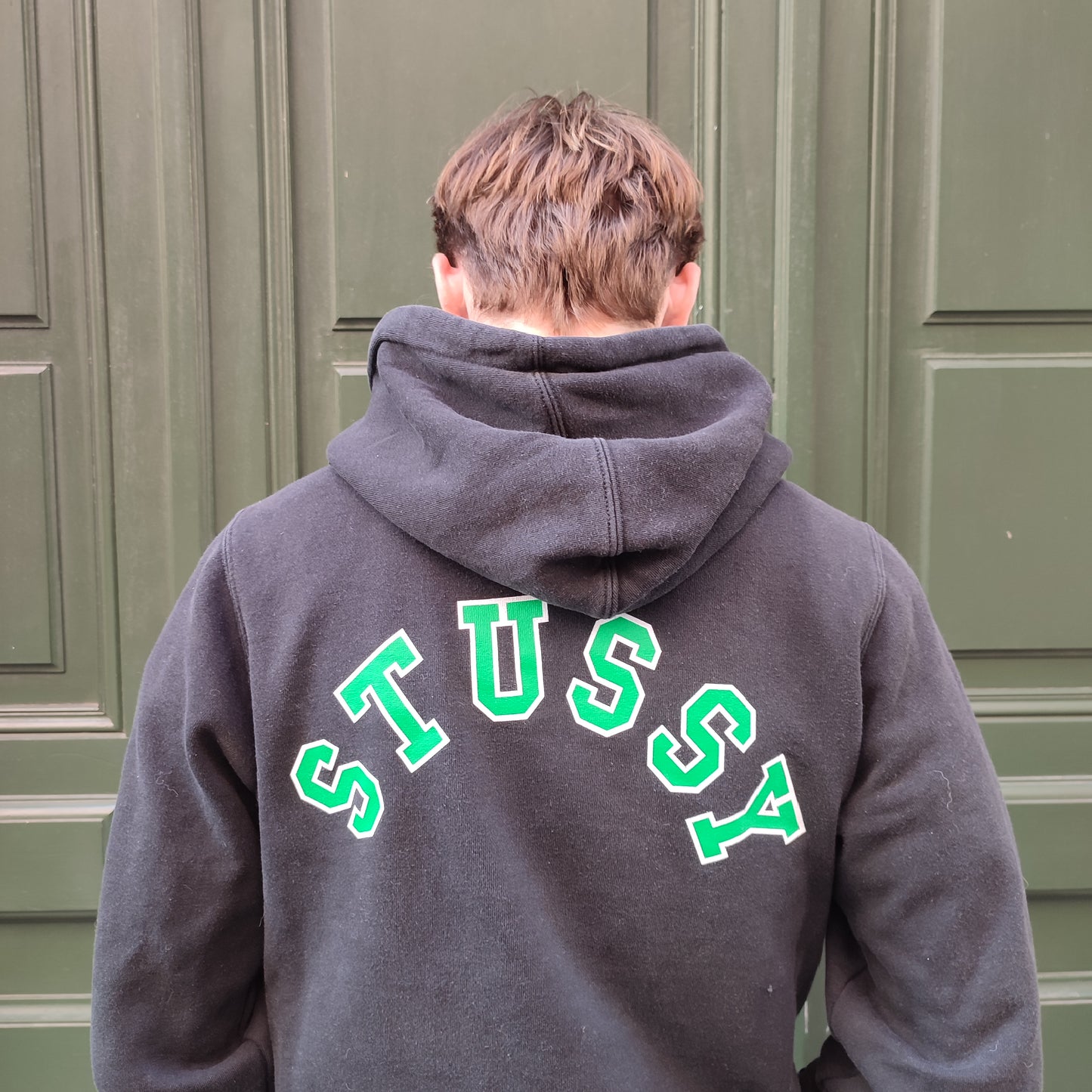 Black Stussy "S logo" hoodie - M