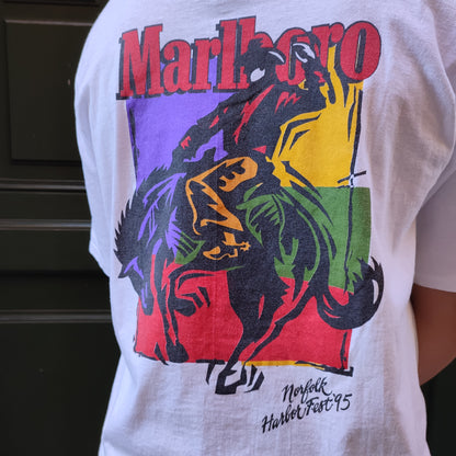 Vintage single stitch Malboro t-shirt made in USA - XL