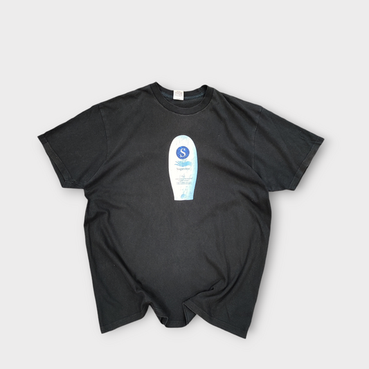 Supreme crème tee noir FW19 - L